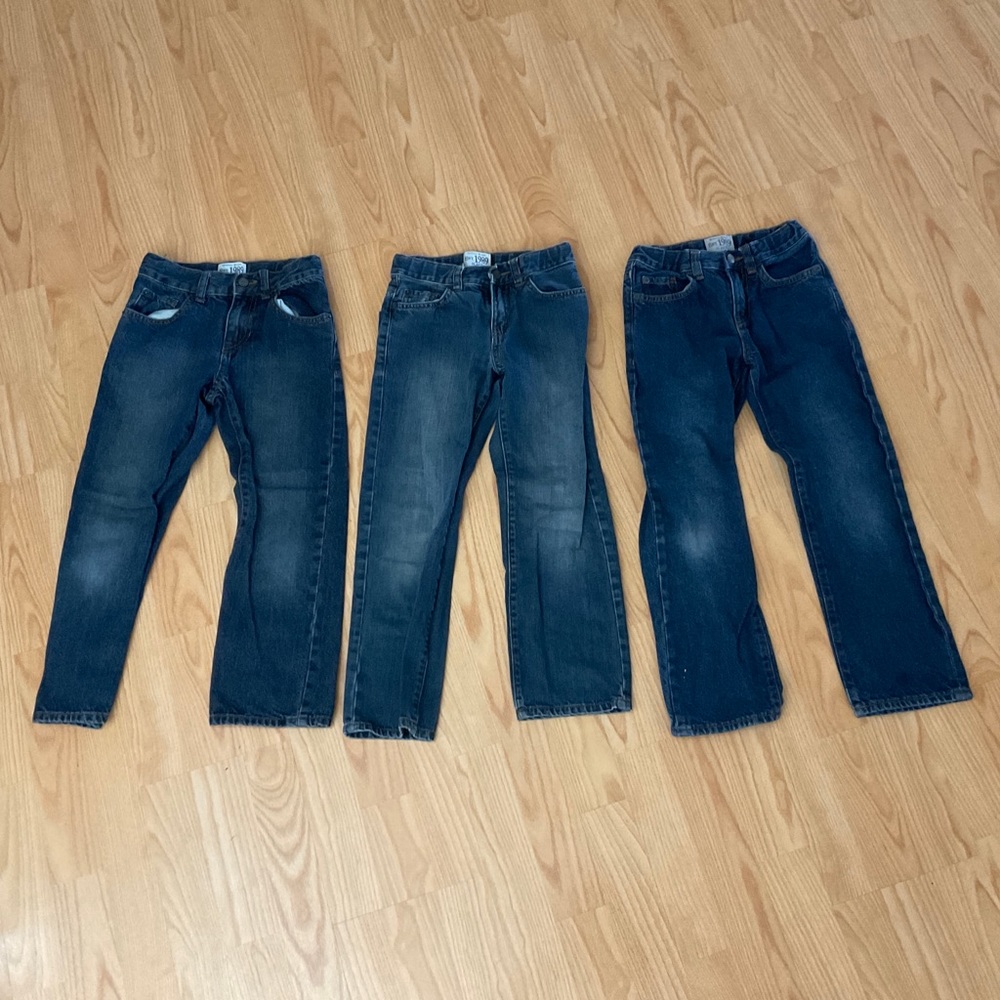 3 Boys Size 7 Children’s Place Straight Leg Jeans (All the same)